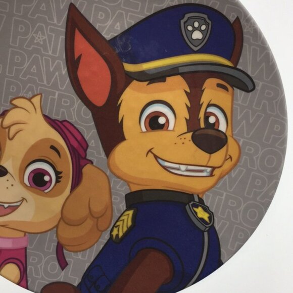 Paw Patrol 9” Children’s Kids Melamine Dinner Plate Skye Chase BPA Free - Picture 7 of 8